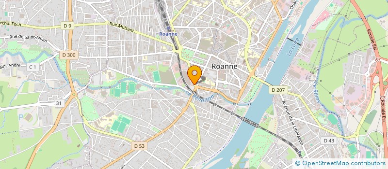 localisation de l'entreprise SCI LES COURREAUX  LYON