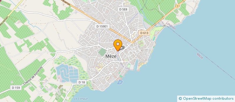 localisation de l'entreprise SCI LES COURRIERS DU PRINTEMPS à MEZE