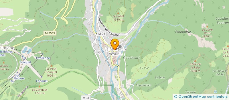 localisation de l'entreprise SCI LES COURTILS  SAINT-MARTIN-VESUBIE