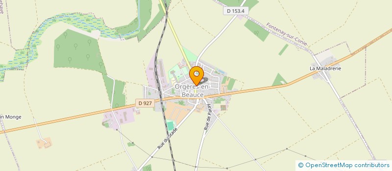 localisation de l'entreprise SCI LES COUSINS à ORGERES-EN-BEAUCE