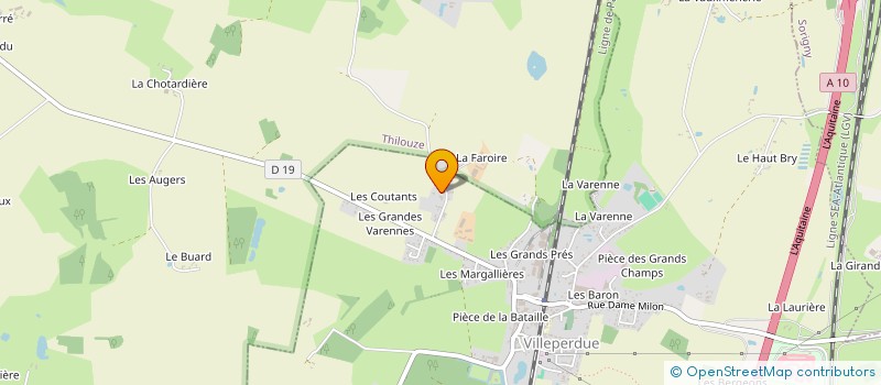 localisation de l'entreprise SCI LES COUTANTS  VILLEPERDUE