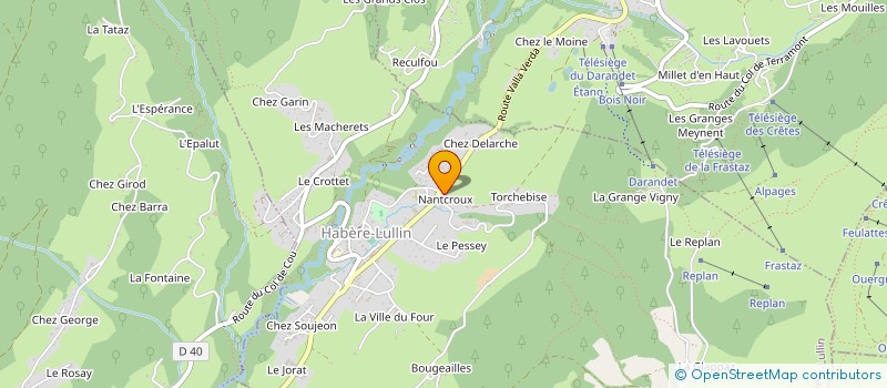 localisation de l'entreprise SCI LES COUTAZ  HABERE-POCHE