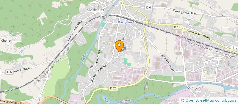 localisation de l'entreprise SCI LES COUTES  MARIGNIER