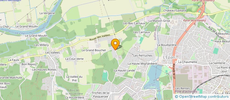 localisation de l'entreprise SCI LES COUTURES  BALLAN-MIRE