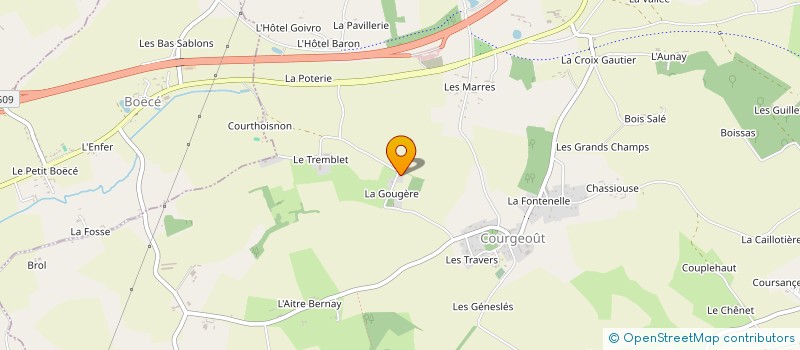 localisation de l'entreprise SCI LES COUTURES à BAZOCHES SUR HOENE