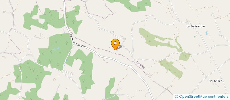 localisation de l'entreprise SCI LES COUVERTS  LAUTREC