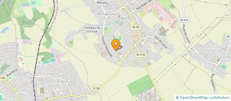 localisation de l'entreprise SCI LES COUVRES  ANNULLIN