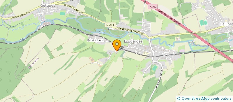 localisation de l'entreprise SCI LES COUZES  ESQUERDES