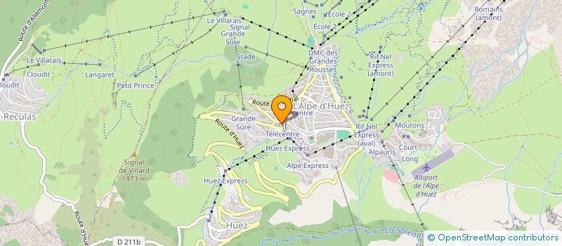 localisation de l'entreprise SCI LES COVES  HUEZ