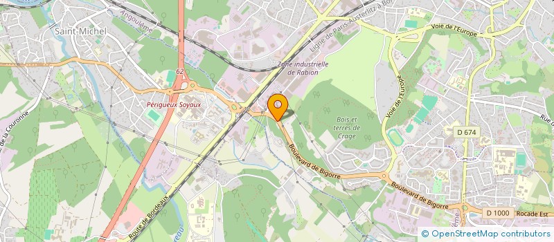 localisation de l'entreprise SCI LES CRAGES DE BIGORRE à ANGOULEME