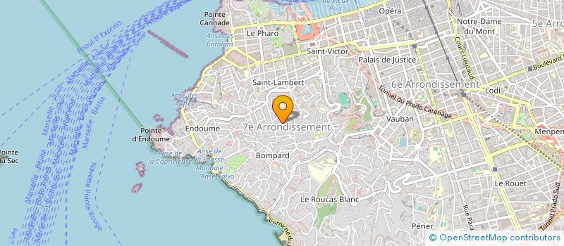 localisation de l'entreprise SCI LES CRAPAUDS à MARSEILLE