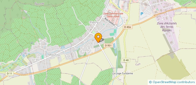 localisation de l'entreprise SCI LES CRAYONS  PIERRY