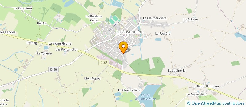 localisation de l'entreprise SCI LES CRECERELLES  MONTAIGU-VENDEE