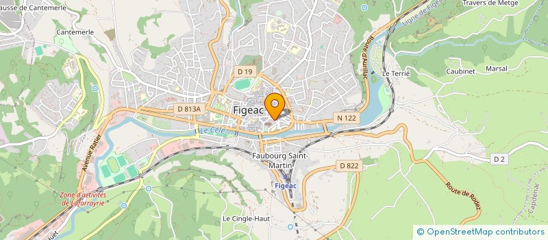 localisation de l'entreprise SCI LES CRETES VIEILLES  CAMBURAT