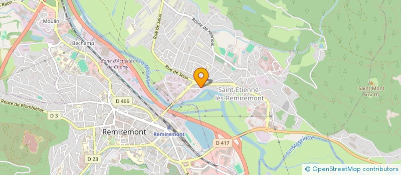 localisation de l'entreprise SCI LES CREUX  SAINT-NABORD