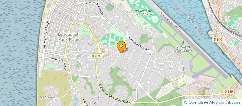 localisation de l'entreprise SCI LES CRIGNONS à LE TOUQUET-PARIS-PLAGE