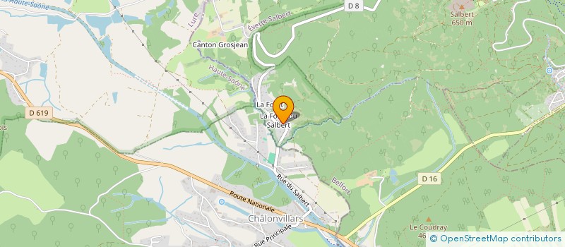localisation de l'entreprise SCI LES CRIQUETS à EVETTE-SALBERT