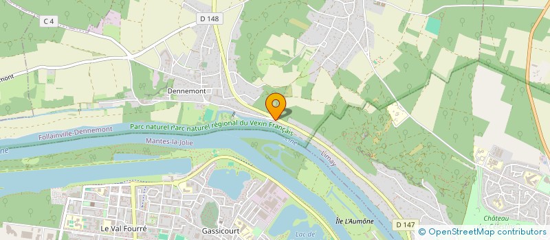 localisation de l'entreprise SCI LES CROCHIES  FOLLAINVILLE-DENNEMONT