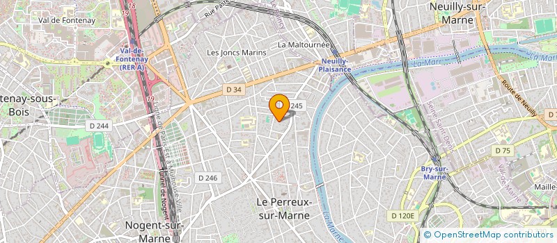 localisation de l'entreprise SCI LES CROCUS  LE PERREUX-SUR-MARNE