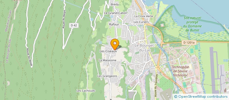 localisation de l'entreprise SCI LES CROETS  LE BOURGET-DU-LAC