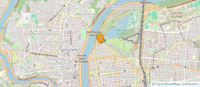 localisation de l'entreprise SCI LES CROISETTES  LYON