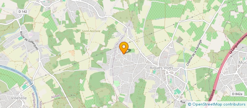 localisation de l'entreprise SCI LES CROISIERES à AIGUES-VIVES