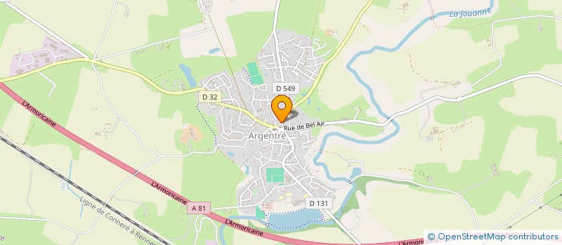 localisation de l'entreprise SCI LES CROIX  ARGENTRE