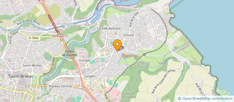 localisation de l'entreprise SCI LES CROIX à SAINT-BRIEUC