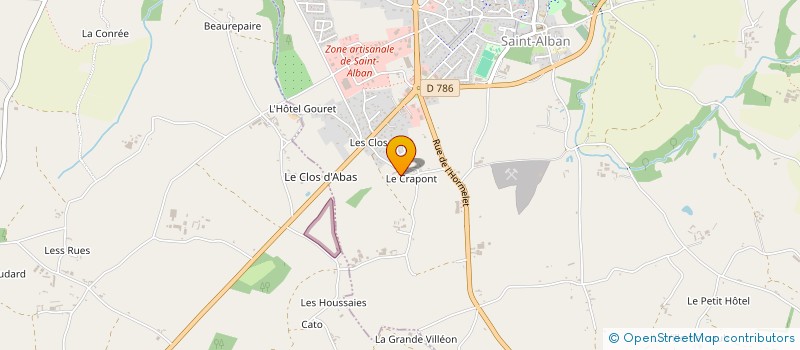 localisation de l'entreprise SCI LES CROSNIERES  LAMBALLE-ARMOR