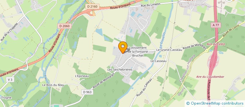 localisation de l'entreprise SCI LES CROTS BLANCS à CHEVILLON-SUR-HUILLARD
