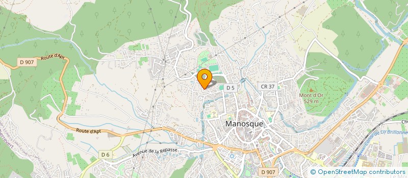 localisation de l'entreprise SCI LES CROUSETTES à MANOSQUE