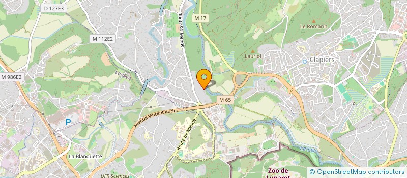 localisation de l'entreprise SCI LES CROUZETS  MONTFERRIER-SUR-LEZ