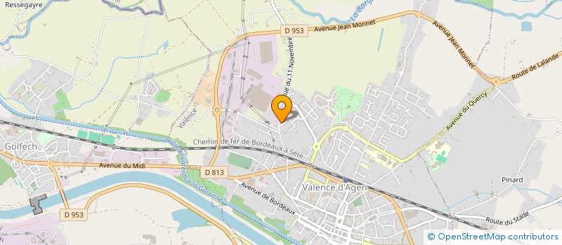 localisation de l'entreprise SCI LES CROUZETTES à VALENCE