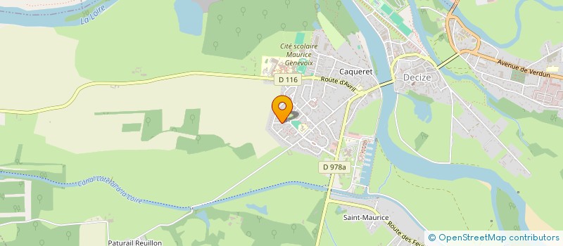 localisation de l'entreprise SCI LES CROZETS à DECIZE
