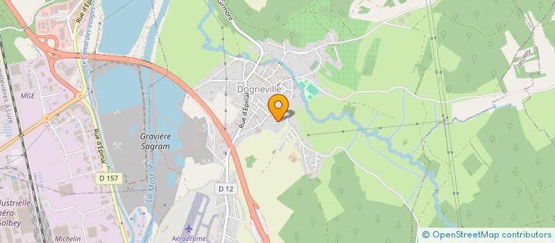 localisation de l'entreprise SCI LES CURTILLES  DOGNEVILLE