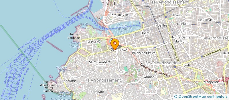 localisation de l'entreprise SCI LES CUVES à MARSEILLE