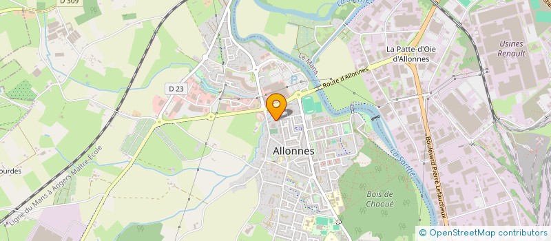 localisation de l'entreprise SCI LES CY MUR  NOYEN-SUR-SARTHE