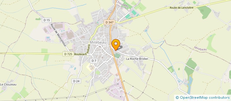 localisation de l'entreprise SCI LES CYBELLE à SAINT-MARTIN-LA-PALLU