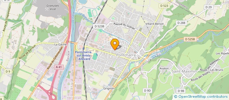 localisation de l'entreprise SCI LES CYCAS  PONTCHARRA