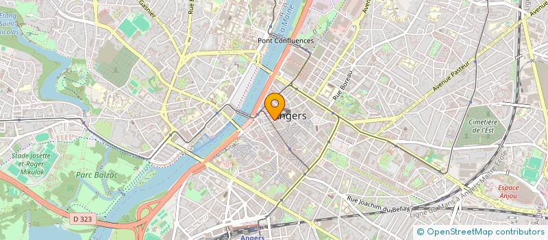 localisation de l'entreprise SCI LES CYCLADES à ANGERS
