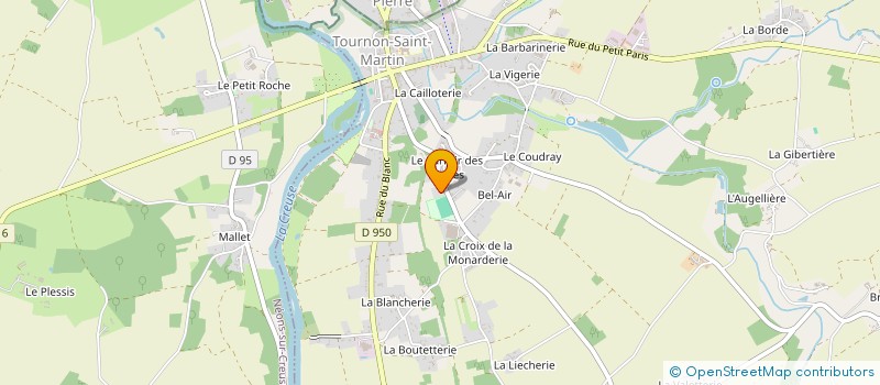 localisation de l'entreprise SCI LES CYCLAMENS à TOURNON-SAINT-MARTIN