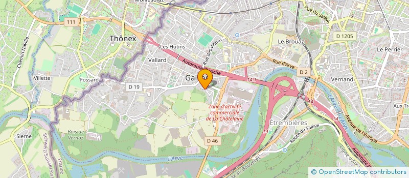 localisation de l'entreprise SCI LES CYCLAMENS à GAILLARD