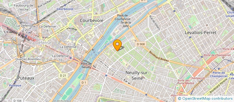 localisation de l'entreprise SCI LES CYCLAMENS à NEUILLY-SUR-SEINE