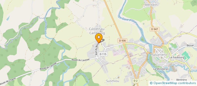 localisation de l'entreprise SCI LES CYCLAMENS  CASTETNAU-CAMBLONG