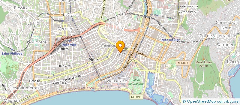localisation de l'entreprise SCI LES CYCLOPES à NICE