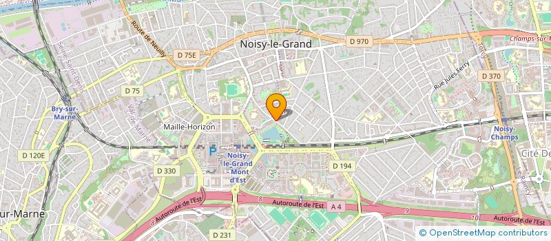 localisation de l'entreprise SCI LES CYGNES à NOISY-LE-GRAND