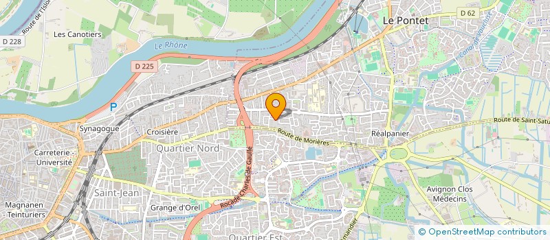 localisation de l'entreprise SCI LES CYGOGNES  LE PONTET