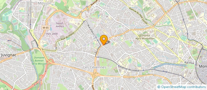 localisation de l'entreprise SCI LES CYLLADES à MONTPELLIER