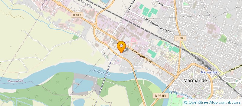 localisation de l'entreprise SCI LES CYMAISES  MARMANDE