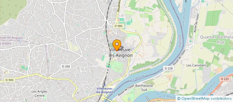 localisation de l'entreprise SCI LES CYPRES 30  VILLENEUVE-LES-AVIGNON